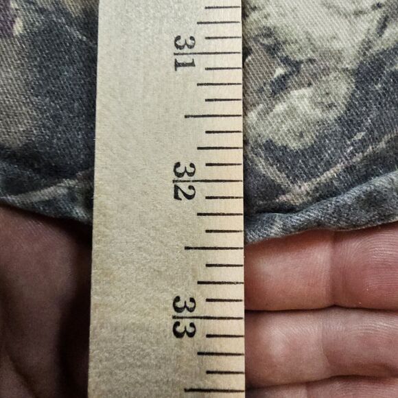 Mossy Oak Camo Safari Shirt XL Work Outdoors Realtree Hunting Grunge Y2K Twill - Picture 12 of 12